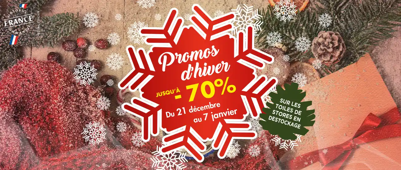 Promotion toile destockage