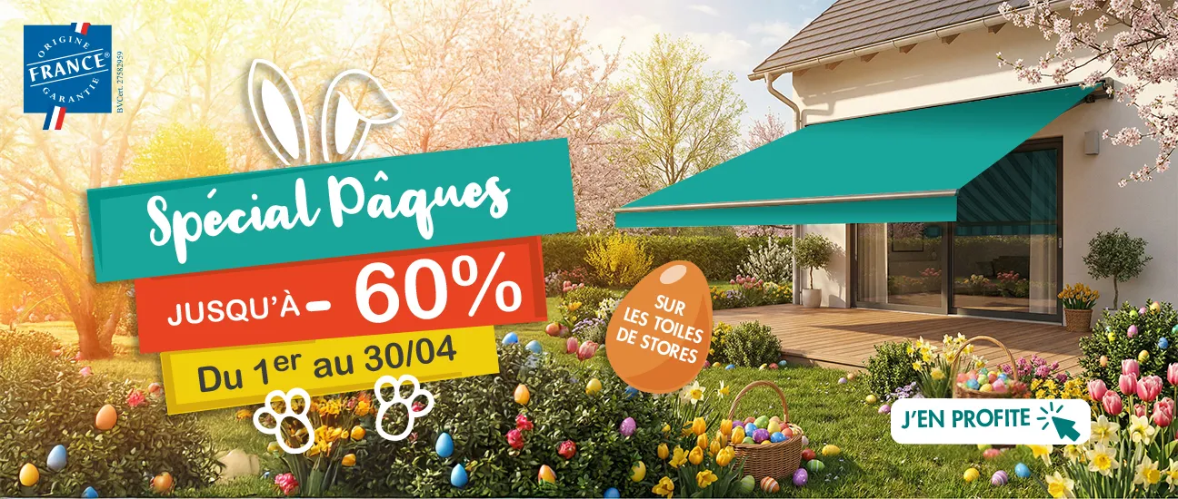 Promotion toile de store banne