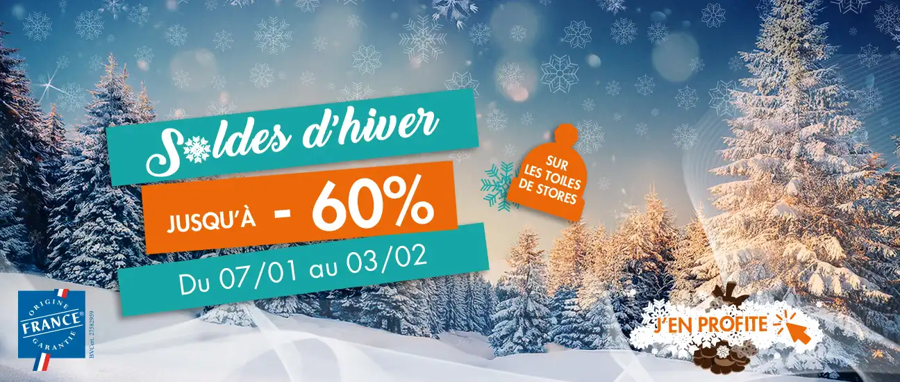 Promotion toile de store