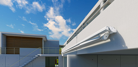 Store Banne Monobloc Moravio fermé