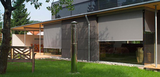 Store Vertical Flora avec guidage inox