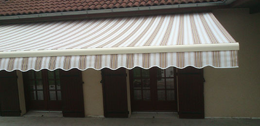 Toile de store banne en déstockage