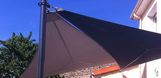 Voile d'ombrage triangulaire