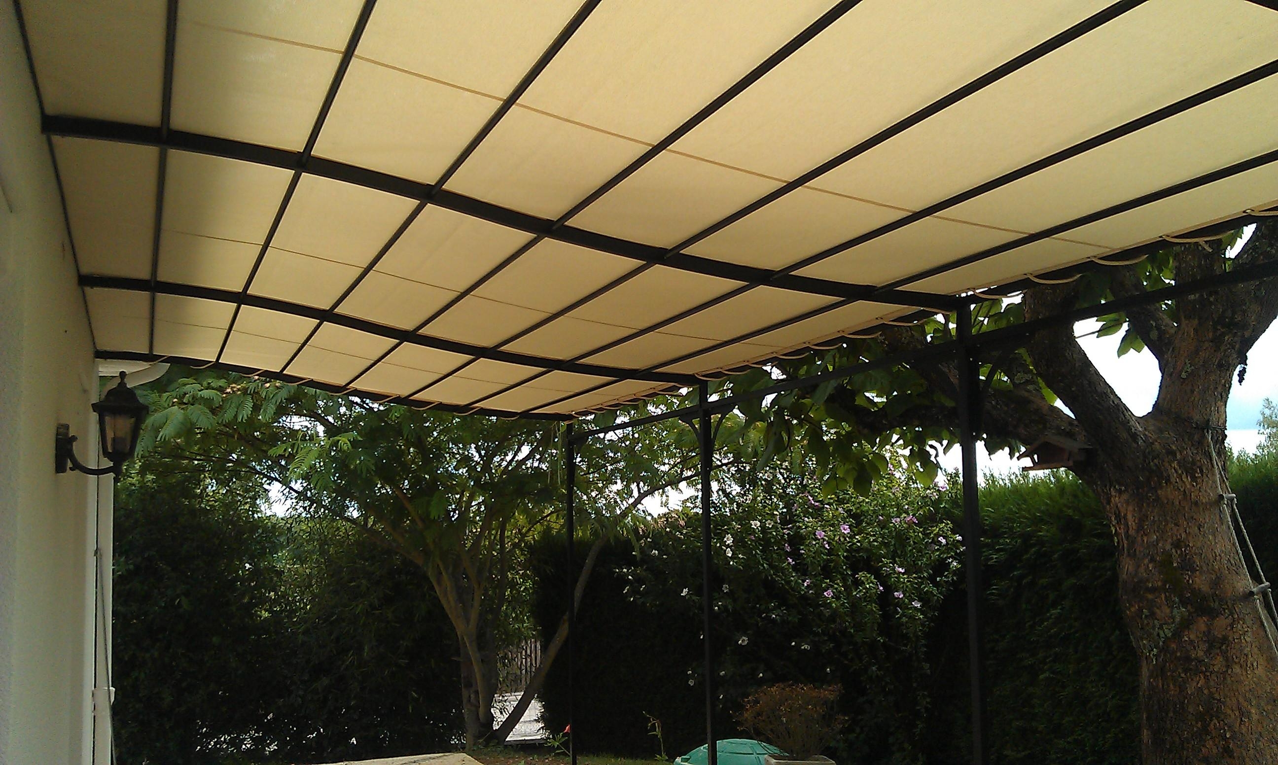 toile de pergola sur terrasse