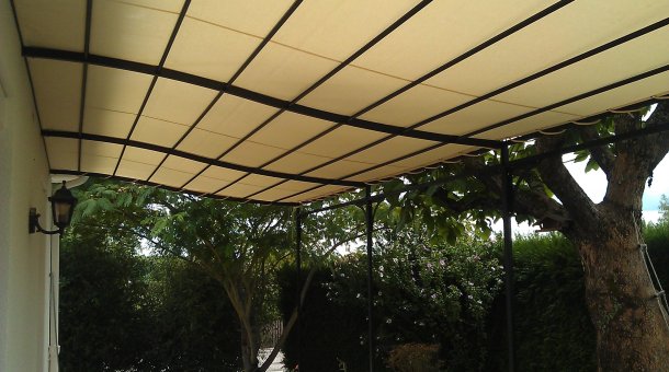 Toile de pergola PVC Beige