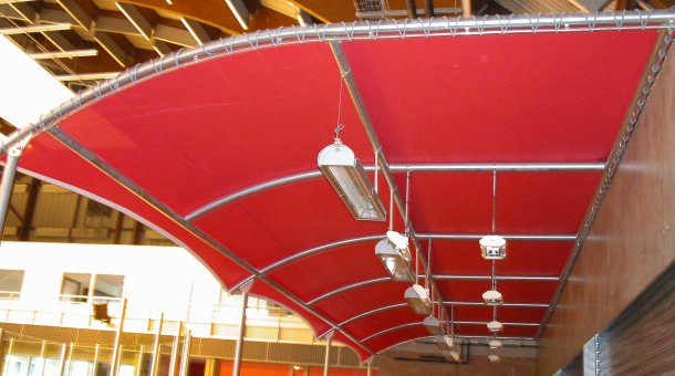 Toile de pergola PVC Rouge