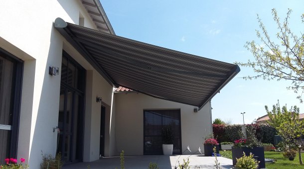 Toile de store rayée